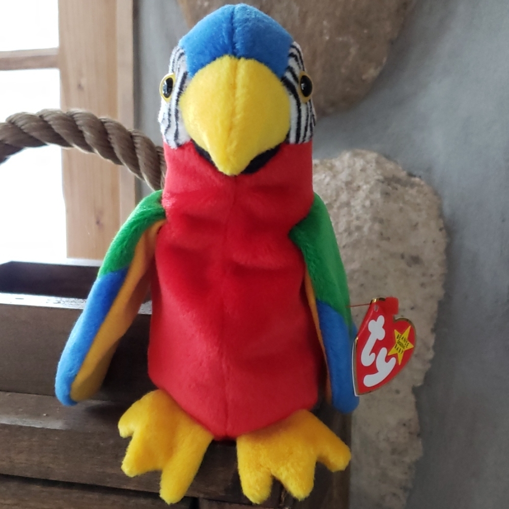 Ty Jabber Parrot Beanie Baby